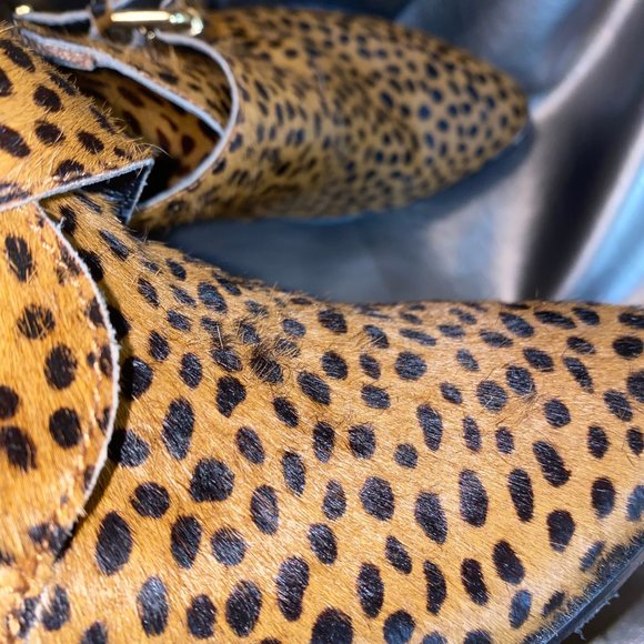 DV Leopard Ankle Bootie Calf Hair 6.5 GORGEOUS bnwot - Picture 9 of 9